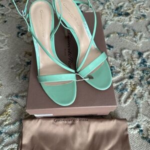 Gianvito Rossi Manhattan Vernice Pacific Patent Leather Sandals